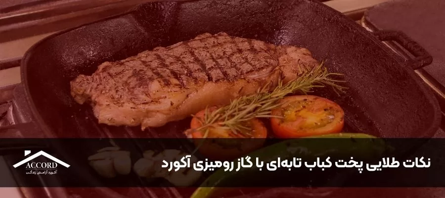 نکات طلایی پخت کباب تابه‌ای با گاز رومیزی آکورد