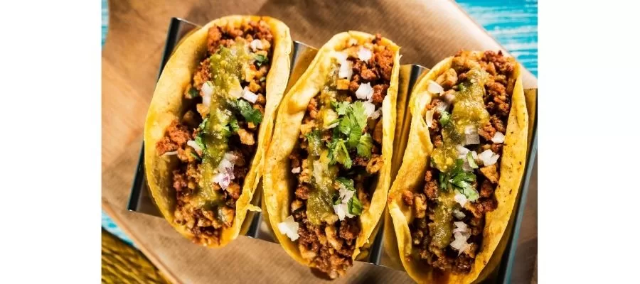 انواع تاکو مکزیکی با فیل‌های مختلف