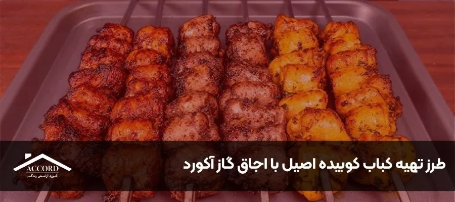 طرز تهیه کباب کوبیده اصیل با اجاق گاز آکورد