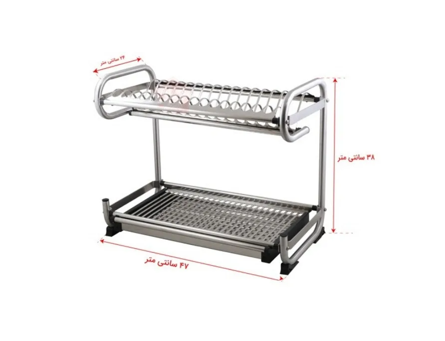 جا ظرفی رومیزی استیل MG823 جا ظرفی رومیزی استیل مدل MG823 - Image 1