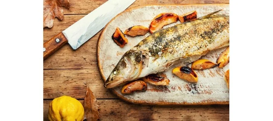 ماهی شکم پر جنوبی آماده سرو