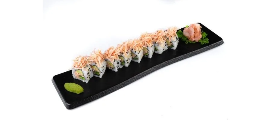مواد لازم برای تهیه سوشی رول ژاپنی