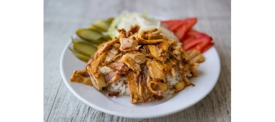 مرغ ترکی آماده شده در فر