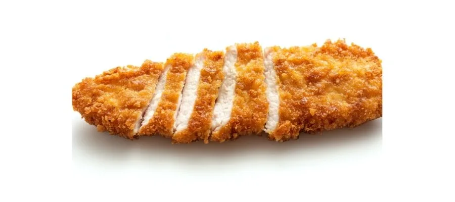 مراحل آغشته کردن مرغ به مواد سوخاری