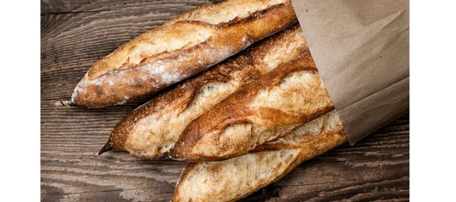 مواد اولیه و خمیر نان باگت