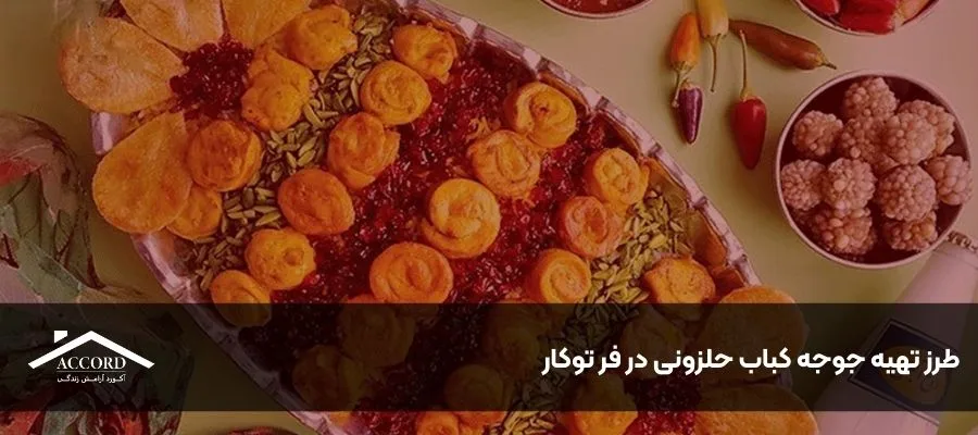 طرز تهیه جوجه کباب حلزونی در فر توکار