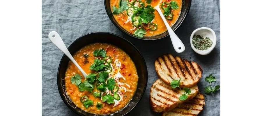 تکنیک پخت سوپ با شعله کم