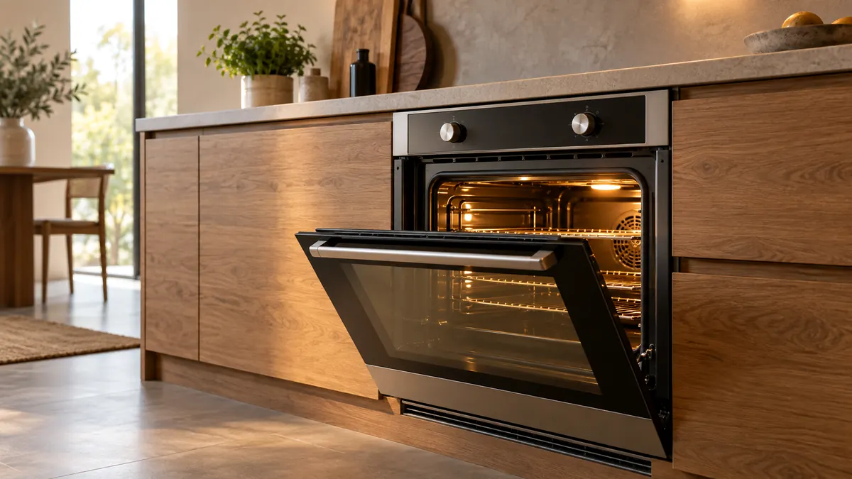 تهویه کابینت فر توکار چرا مهم است؟ فاصله‌های ایمن و خطاهای نصب