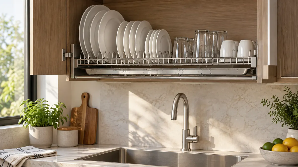 ارتفاع استاندارد آبچکان کابینتی از سینک؛ راهنمای نصب و استفاده راحت